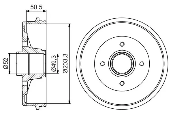 Bosch 0986477210 0 986 477 210 барабан