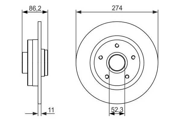 Bosch 0986479682 0 986 479 682 диск