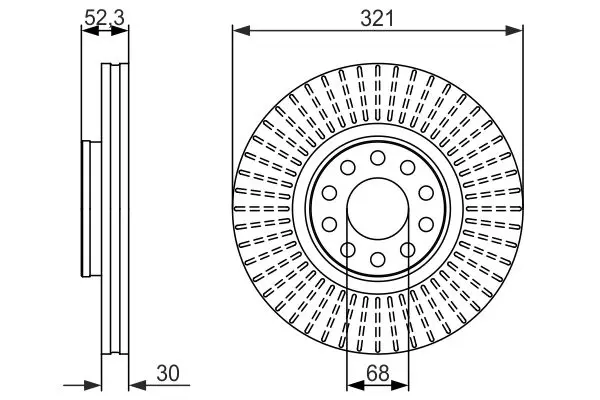 Bosch 0986479690 Диск тормозной (ЗАКАЗЫВАТЬ