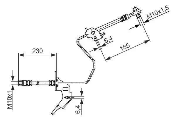 Bosch 1987476199 Тормозные шланги