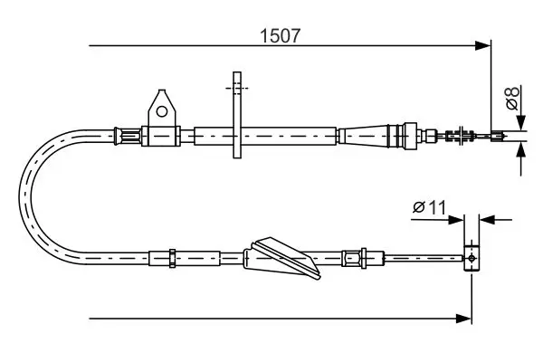 Bosch 1987477995 Трос
