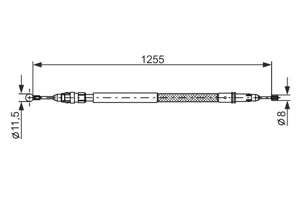 Bosch 1987482235 Трос ручника