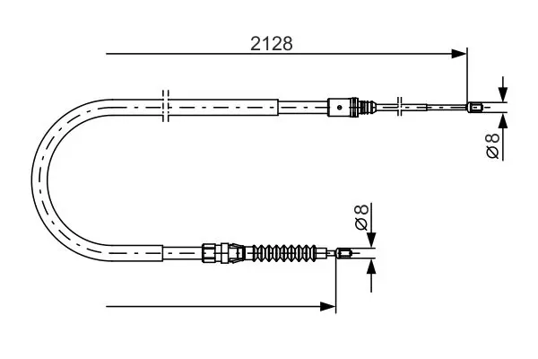 Bosch 1987482324 Трос
