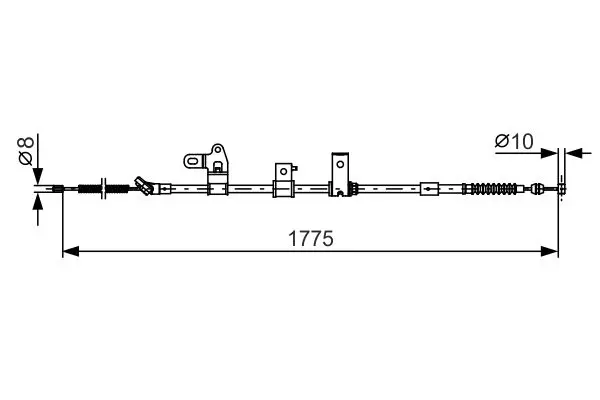 Bosch 1987482347 ТОРМОЗНОЙ ТРОС