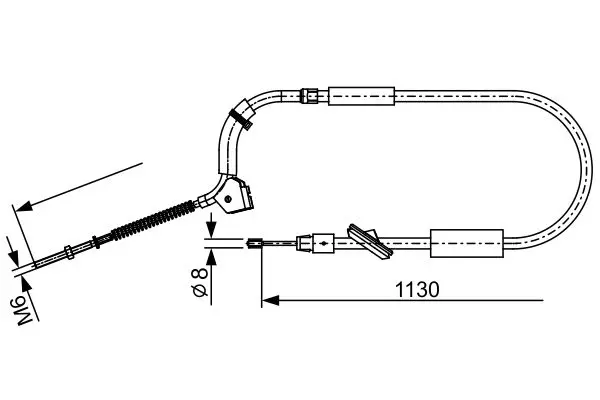 Bosch 1987482490 ТРОС ТОРМОЗНОЙ