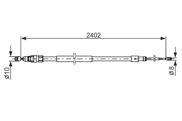 Bosch 1987482276 Трос