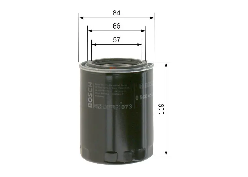 BOSCH 0986452000 Фильтр масляный