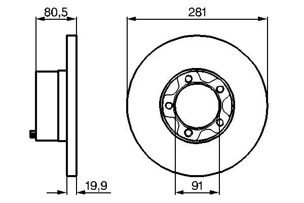 BOSCH 0986478138 Диск тормозной ЗАКАЗЫВАТЬ