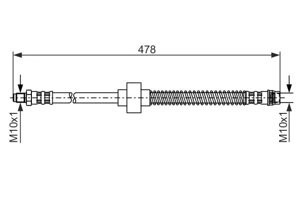 BOSCH 1987476868 Шлангопровод