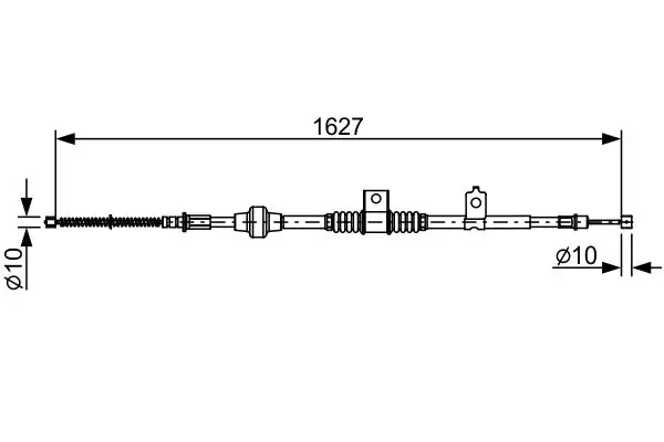 Bosch 1987482518 ТРОС ТОРМОЗНОЙ ПРАВЫЙ