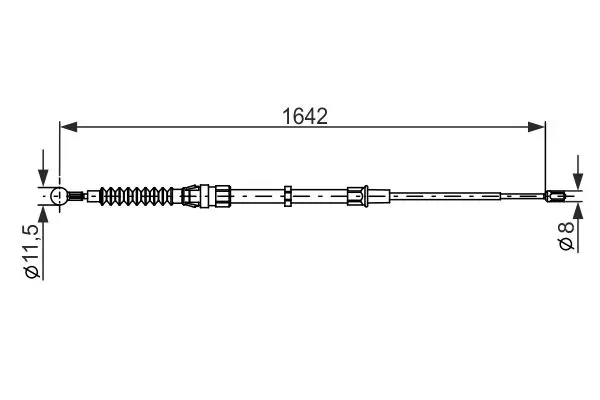 BOSCH 1987482267 Трос