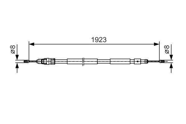 BOSCH 1987482117 Трос