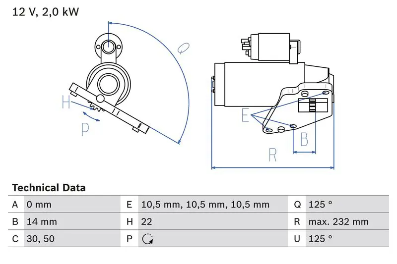 BOSCH 0986024710 Стартер