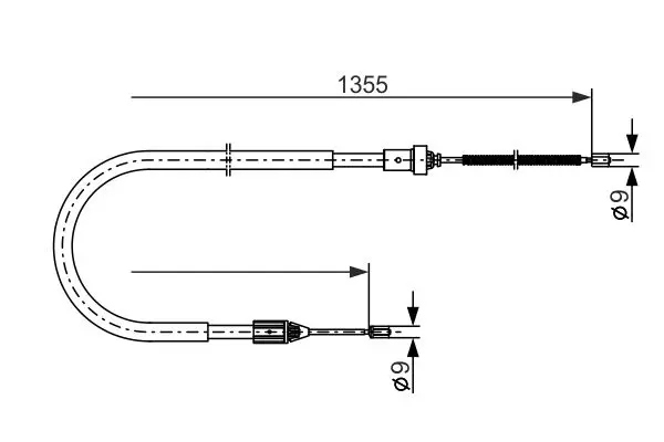 BOSCH 1987477644 Трос