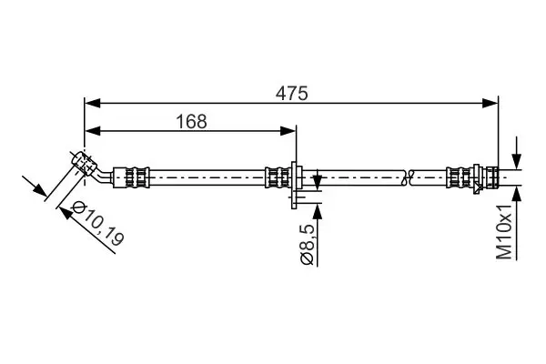BOSCH 1987481327 Шлангопровод