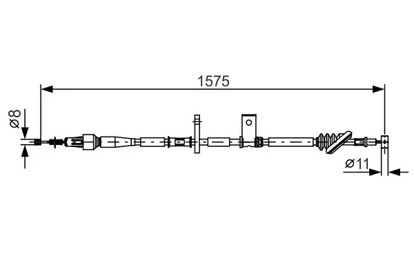 BOSCH 1987482095 ТОРМОЗНОЙ ТРОС Suzuki Grand
