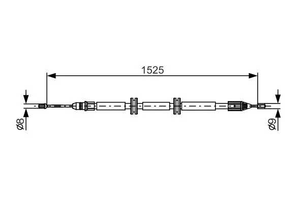 BOSCH 1987482142 Трос
