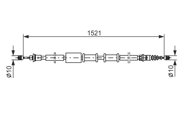 BOSCH 1987482109 Трос