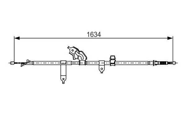 BOSCH 1987482222 Трос