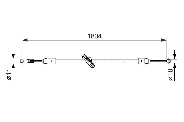 BOSCH 1987482380 Трос