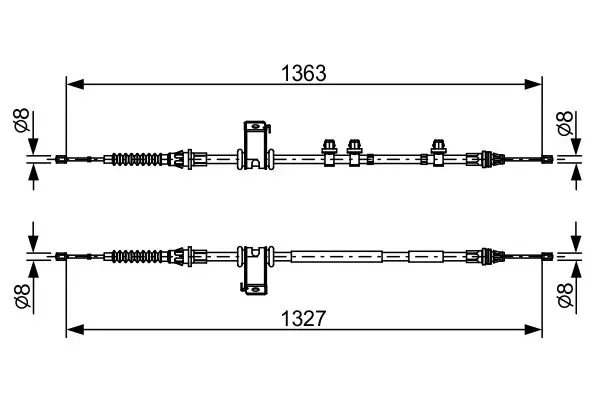 BOSCH 1987482453 Трос