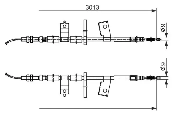 BOSCH 1987482585 Трос