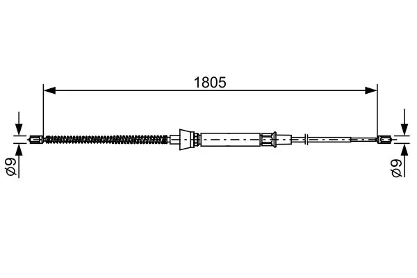 BOSCH 1987482646 Трос