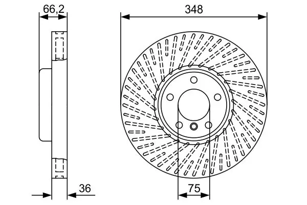 0 986 479 W19 Диск тормозной BMW F10 03.11 
