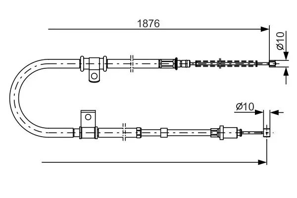 BOSCH 1987482183 Трос