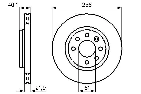 0 986 478 431 Brake disc