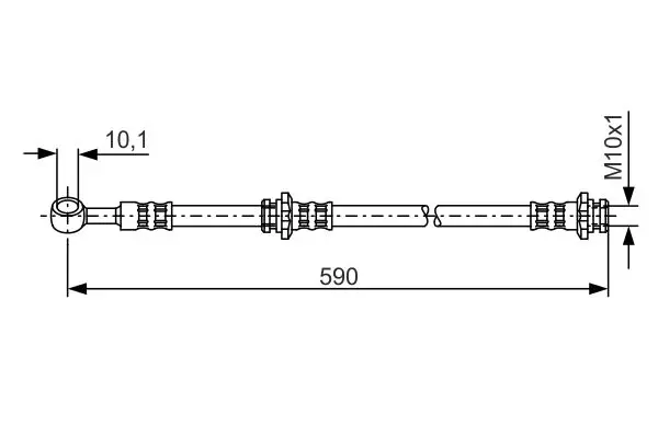 BOSCH 1987476122 Brake hose