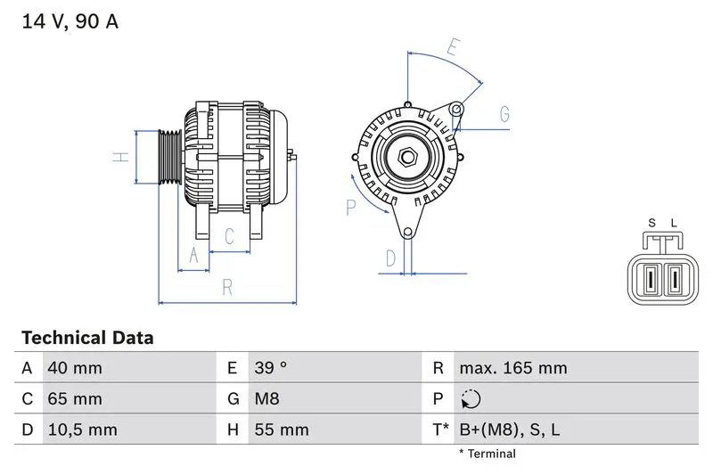 0 986 042 690 Alternator