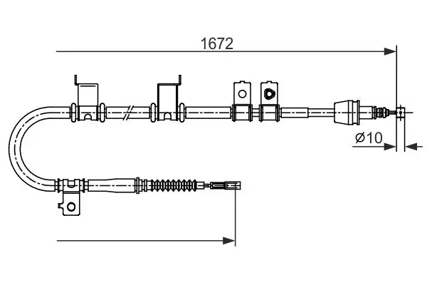 BOSCH 1987482713 Трос