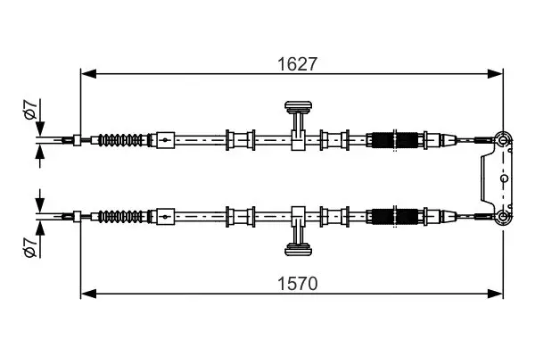 BOSCH 1987482147 ТОРМОЗНОЙ ТРОС