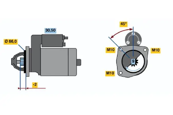 BOSCH 0986013120 Starter