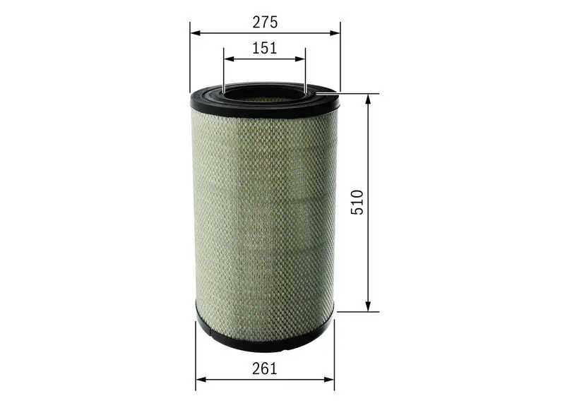 BOSCH F026400678 Воздушный фильтр