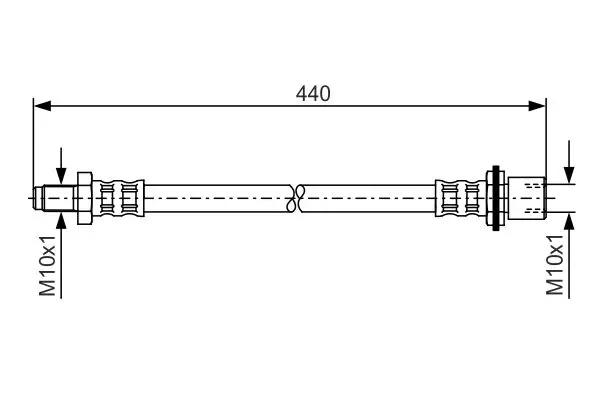BOSCH 1987476940 Brake hose