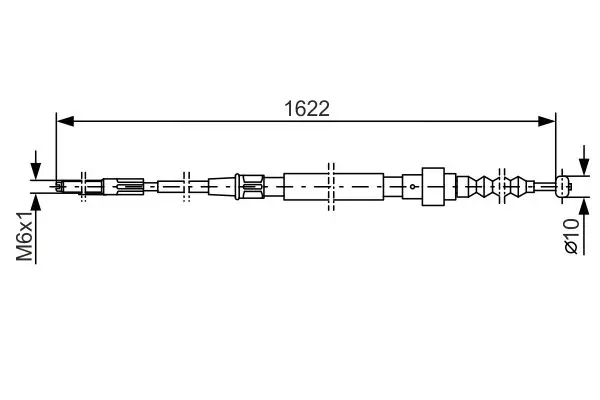 BOSCH 1987477167 Трос