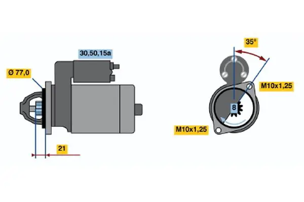 BOSCH 0986012171 Starter