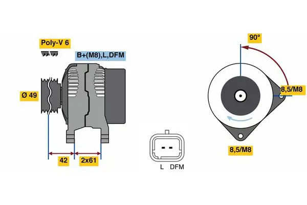 0 986 045 110 Alternator
