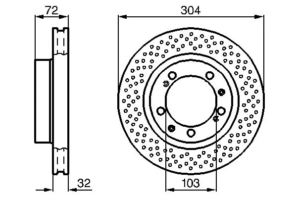 0 986 478 597 Brake disc