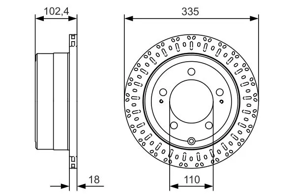 0 986 479 A61 Диск тормозной задн TOYOTA:
