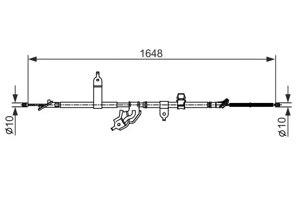 Bosch 1987482442 Трос