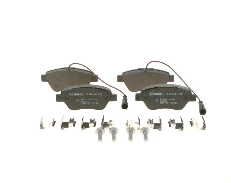 Bosch 0986494698 Brake pad set, disc brake