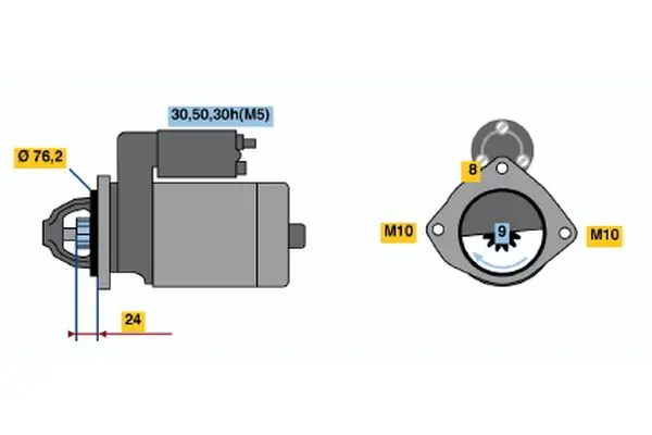 BOSCH 0001109200 Starter