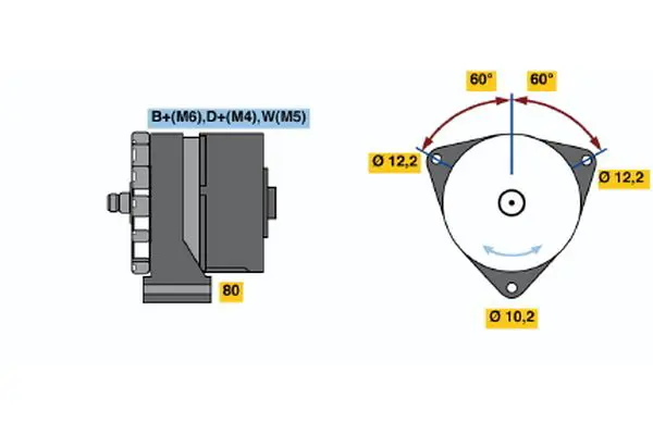 BOSCH 0986031310 Alternator