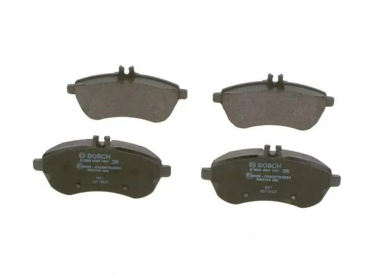 Bosch 0986494161 Колодки тормозные MERCEDES