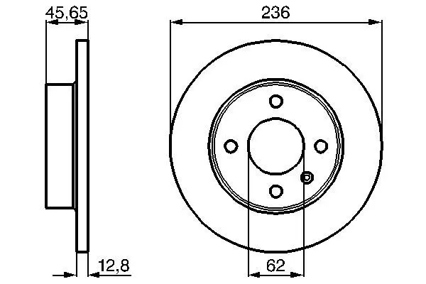 0 986 478 776 Brake disc
