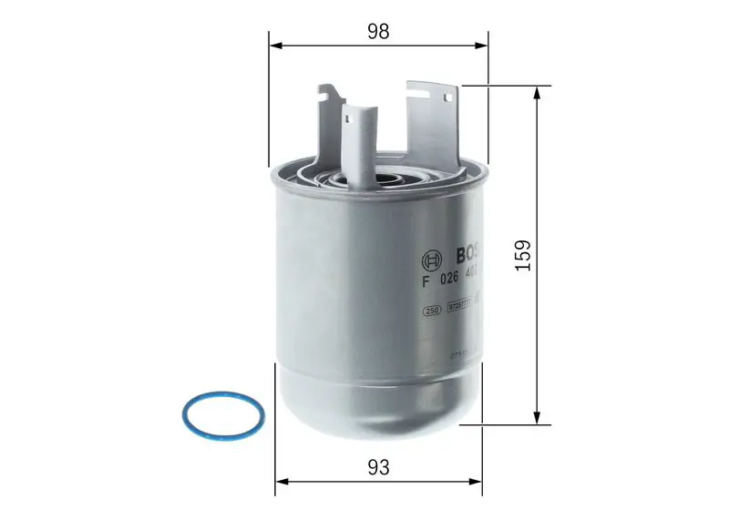 BOSCH F026402289 Фильтр топливный QASHQAI 1.5