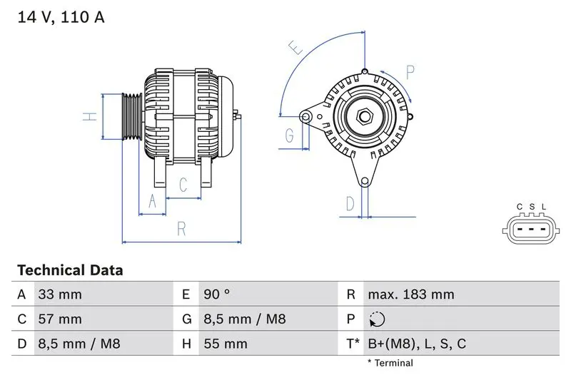 BOSCH 0986082730 12. Стартеры и генераторы